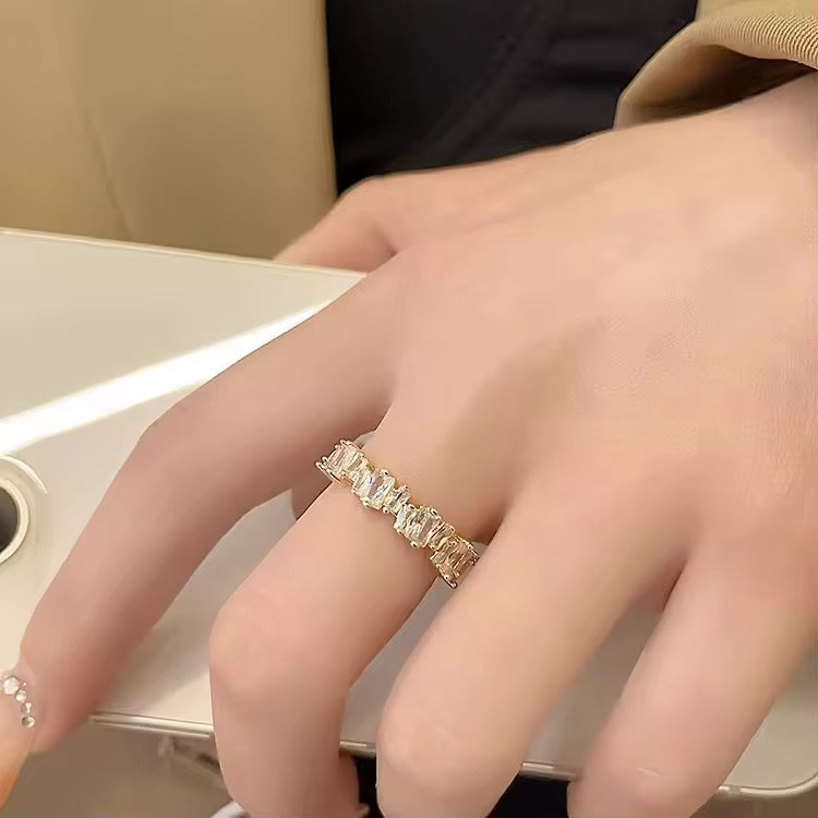 Baguette Luxury Ring – Verstellbar