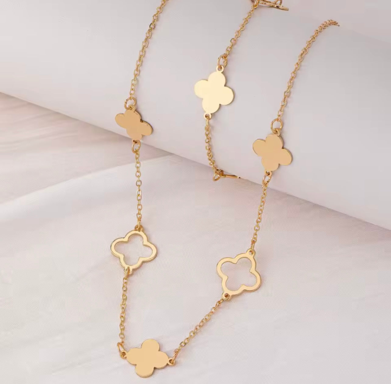 Golden Classy – Halskette & Armband Set in Gold