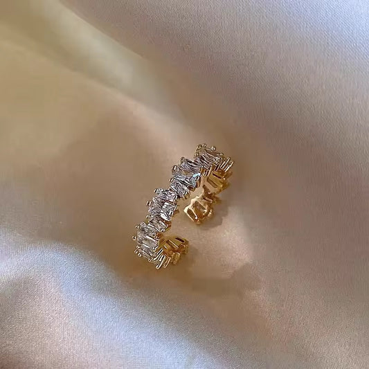 Baguette Luxury Ring – Verstellbar
